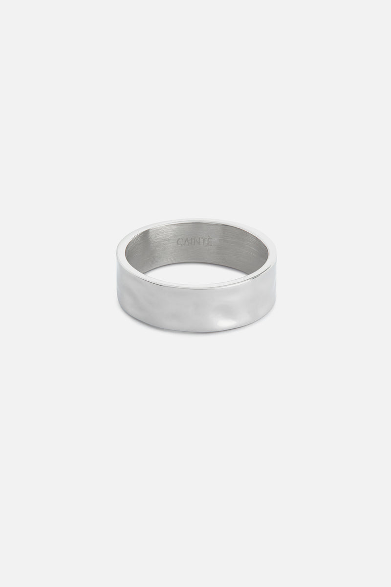 HAMMERED RING 8MM – CAINTÈ