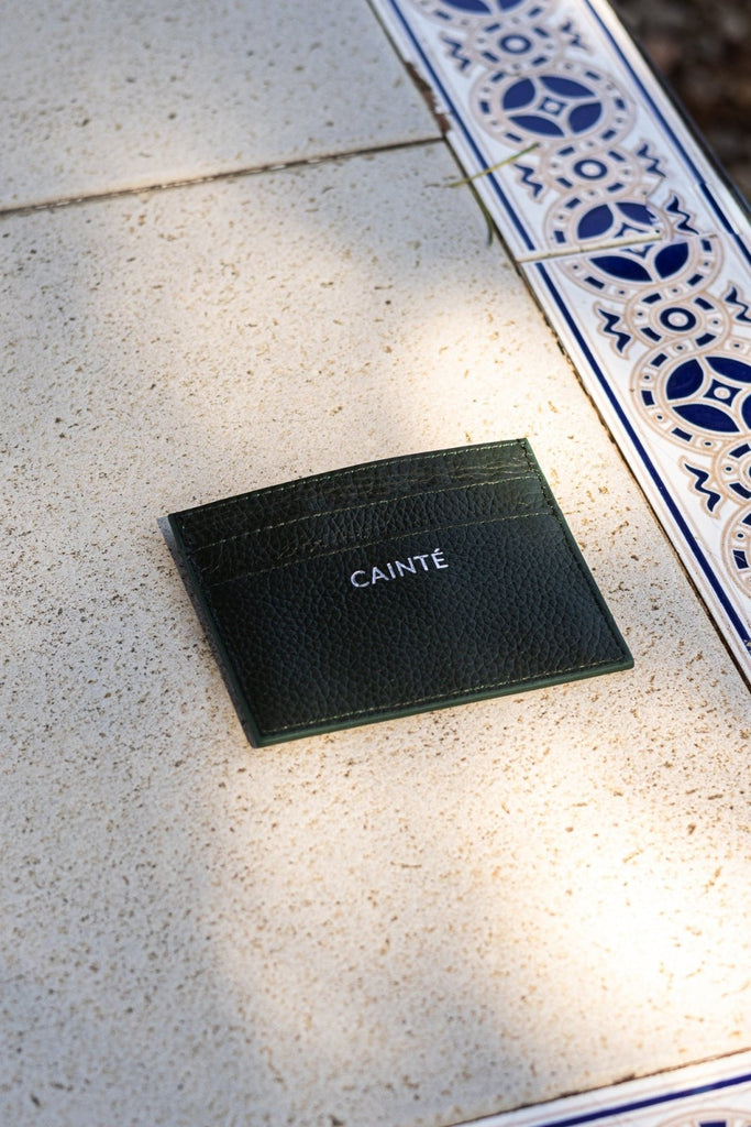 CARDHOLDER GREEN - CAINTÈ