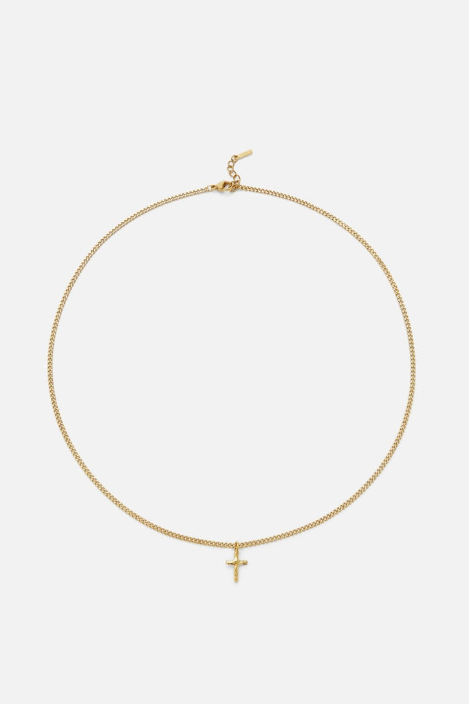 HAMMERED CROSS NECKLACE - CAINTÈ