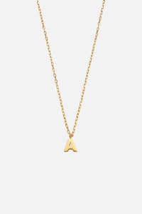 LETTER POLISHED NECKLACE (A - Z) - CAINTÈ