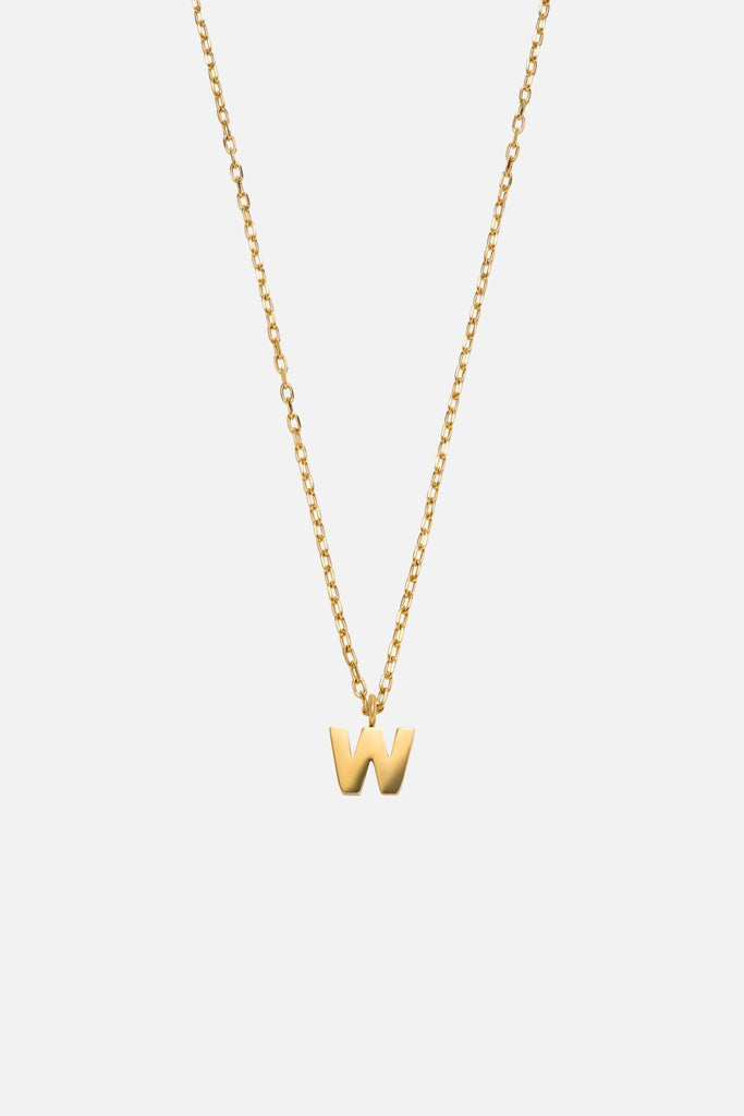 LETTER POLISHED NECKLACE (A - Z) - CAINTÈ