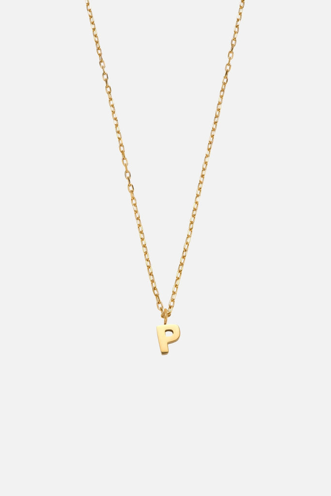 LETTER POLISHED NECKLACE (A - Z) - CAINTÈ