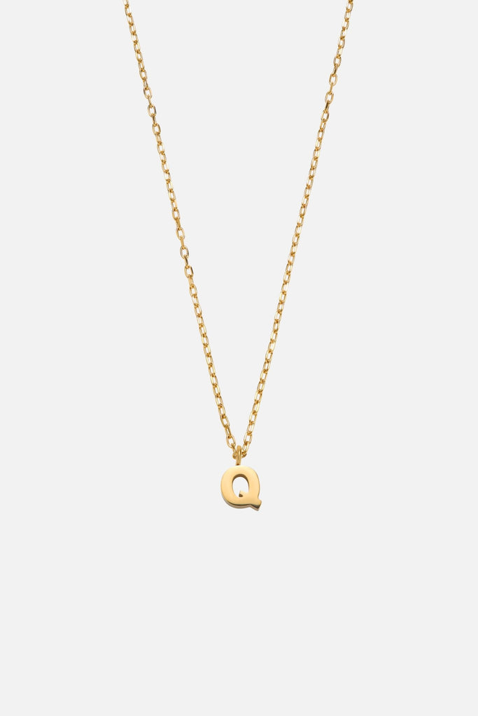 LETTER POLISHED NECKLACE (A - Z) - CAINTÈ