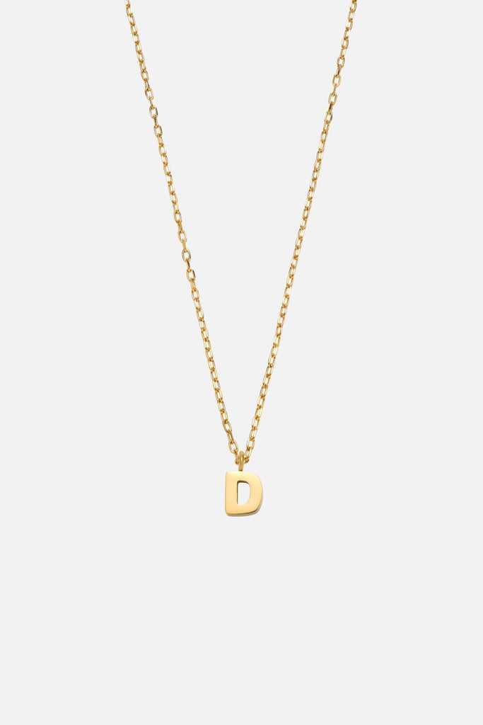 LETTER POLISHED NECKLACE (A - Z) - CAINTÈ