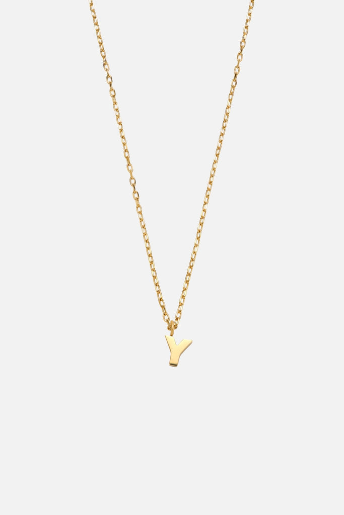 LETTER POLISHED NECKLACE (A - Z) - CAINTÈ