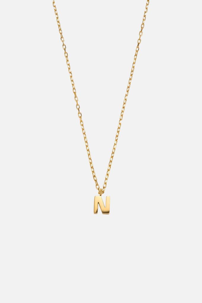 LETTER POLISHED NECKLACE (A - Z) - CAINTÈ