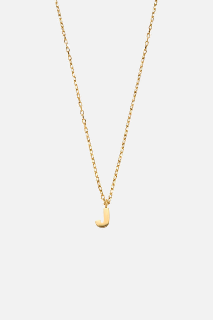 LETTER POLISHED NECKLACE (A - Z) - CAINTÈ