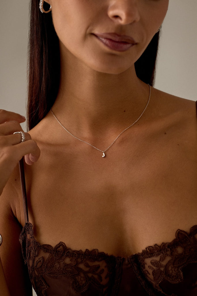 LETTER POLISHED NECKLACE (A - Z) - CAINTÈ