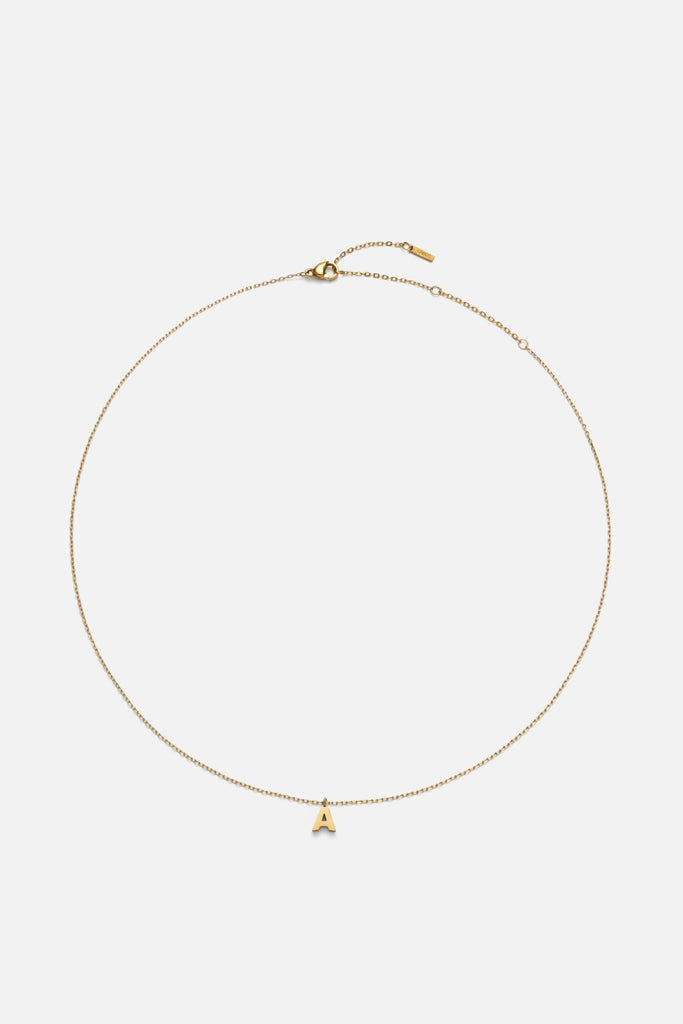 LETTER POLISHED NECKLACE (A - Z) - CAINTÈ