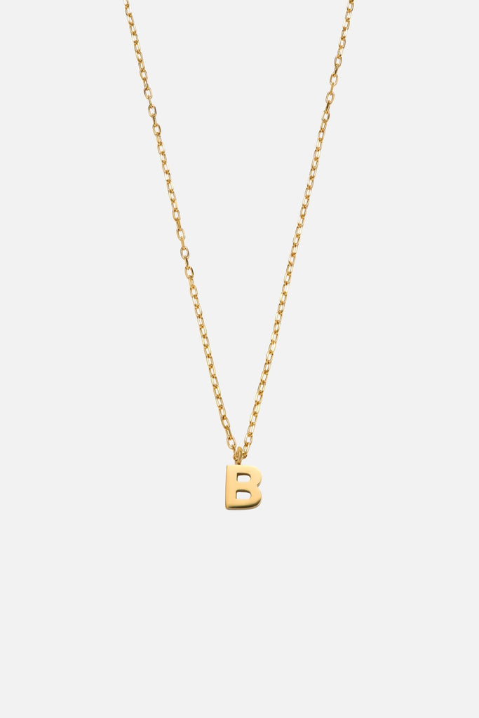 LETTER POLISHED NECKLACE (A - Z) - CAINTÈ