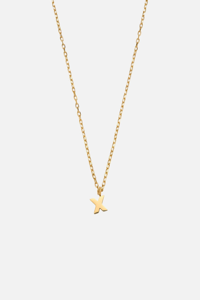 LETTER POLISHED NECKLACE (A - Z) - CAINTÈ
