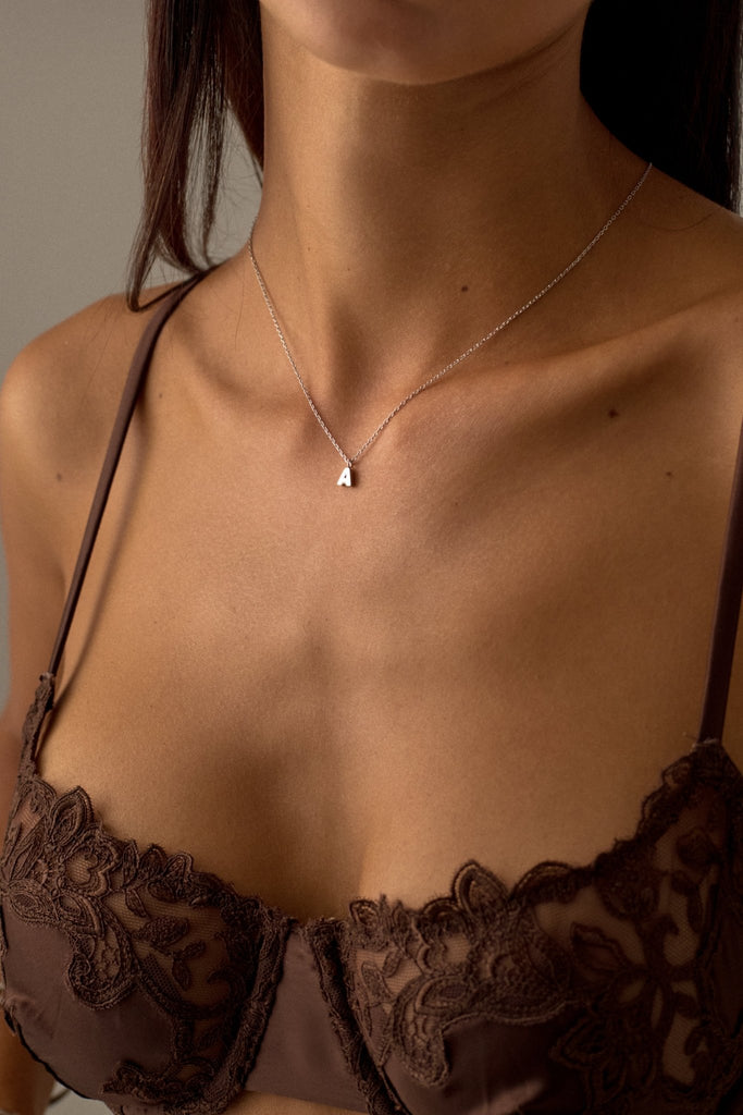 LETTER POLISHED NECKLACE (A - Z) - CAINTÈ