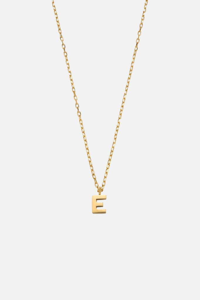 LETTER POLISHED NECKLACE (A - Z) - CAINTÈ