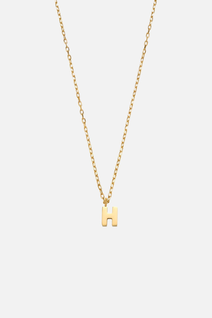 LETTER POLISHED NECKLACE (A - Z) - CAINTÈ