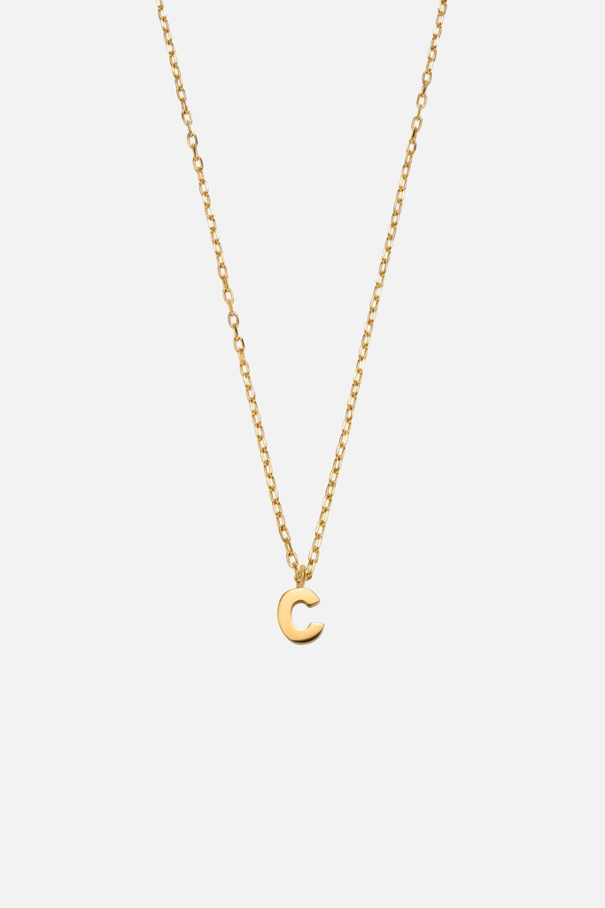 LETTER POLISHED NECKLACE (A - Z) - CAINTÈ