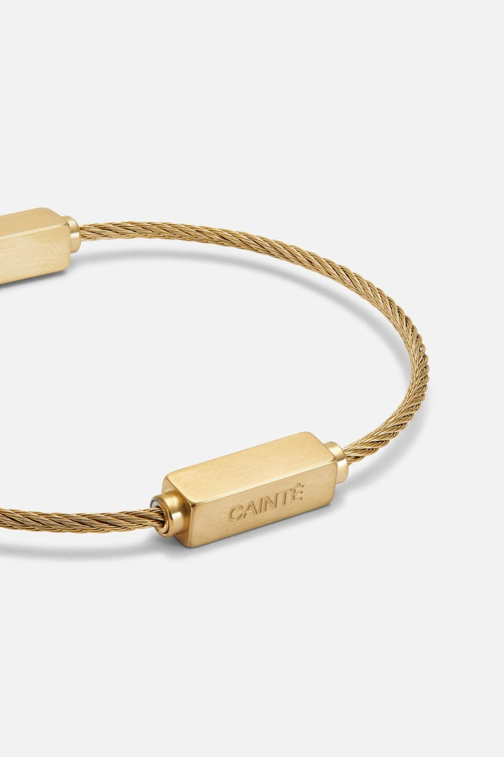 MAGNET CABLE BRACELET BRUSHED - CAINTÈ