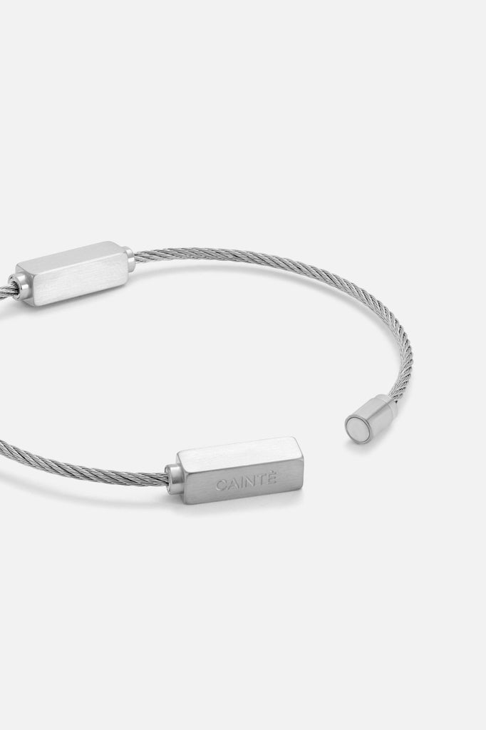 MAGNET CABLE BRACELET BRUSHED - CAINTÈ